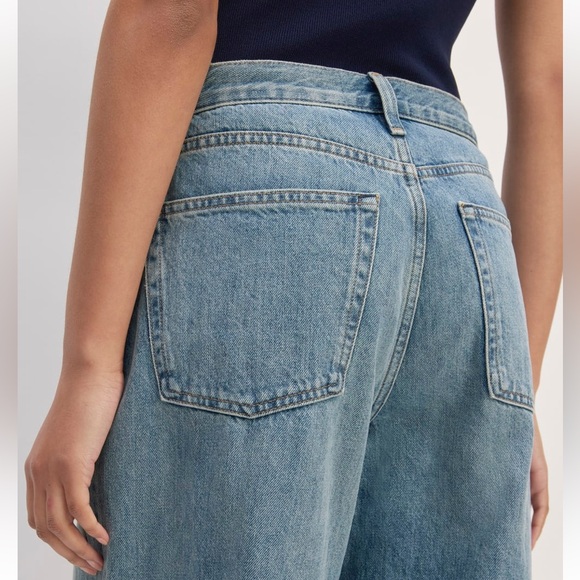 Everlane Light Blue Flare Super Baggy Jeans - Picture 4 of 10